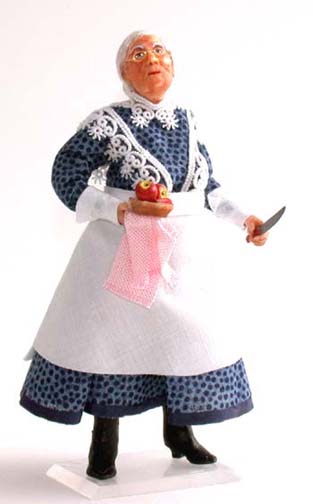 Lady with Apple - Click Image to Close
