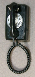 Phone, Wall Curly Cord Black