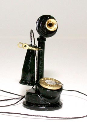 Phone, Candle Stick - Click Image to Close