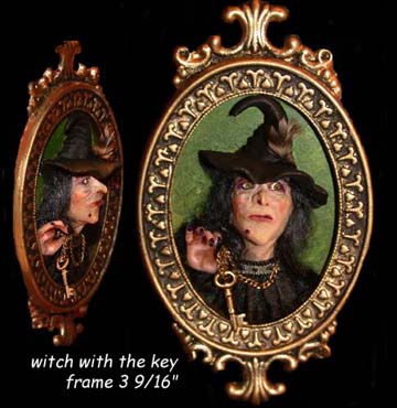 HP, wizard with Key Painting - Click Image to Close