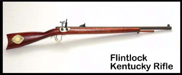 Rifle, Kentucky Flintlock - Click Image to Close