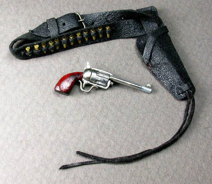 Pistol, Six Gun with Holster - Click Image to Close