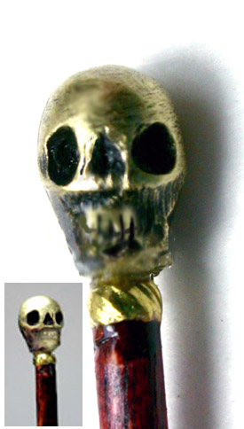 Cane, Skull Head - Click Image to Close