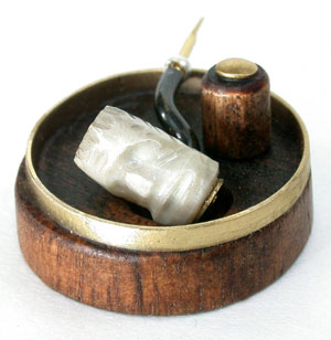 Pipe, Meerschaum with Ashtray