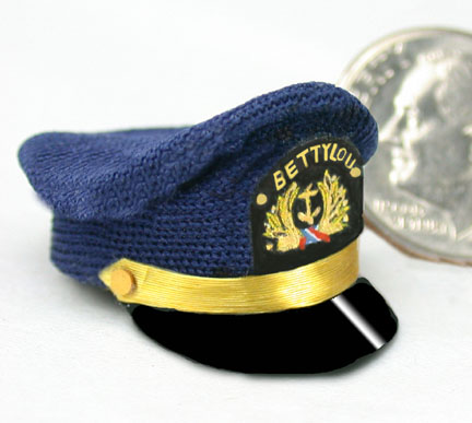 Hat, Yachting Cap in Blue - Click Image to Close