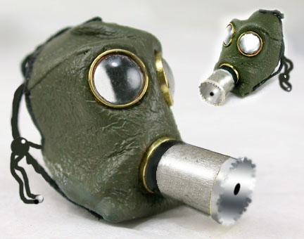 Gas Mask c. 1940-50 - Click Image to Close